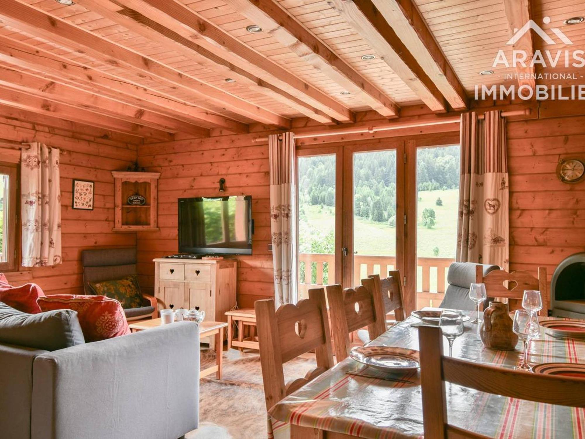 Chalet Cosy, 4 Chambres, 8 Pers, Proche Commerces, Terrasse, Parking, Wifi - Fr-1-391-150 Le Grand-Bornand Luaran gambar