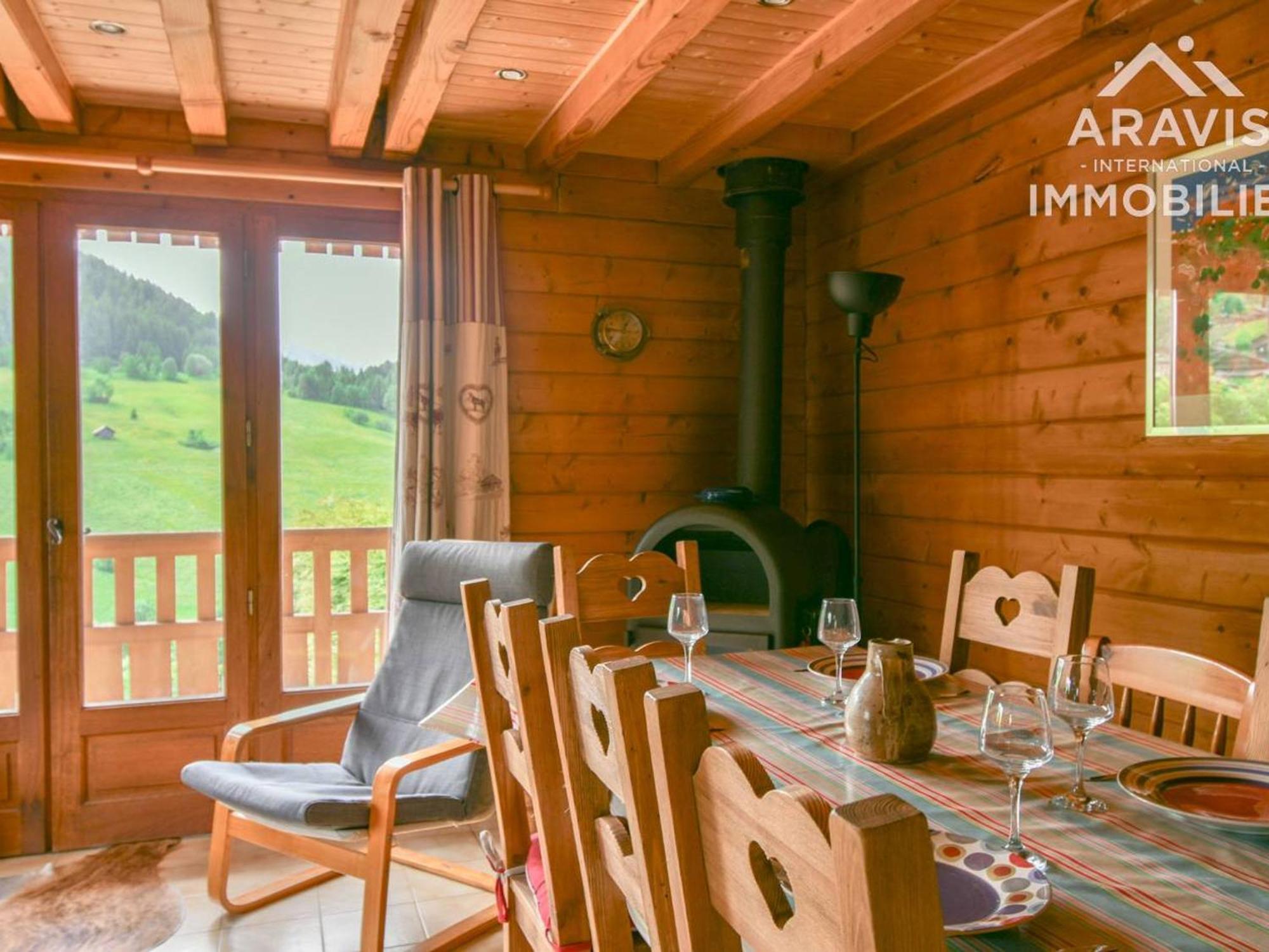 Chalet Cosy, 4 Chambres, 8 Pers, Proche Commerces, Terrasse, Parking, Wifi - Fr-1-391-150 Le Grand-Bornand Luaran gambar