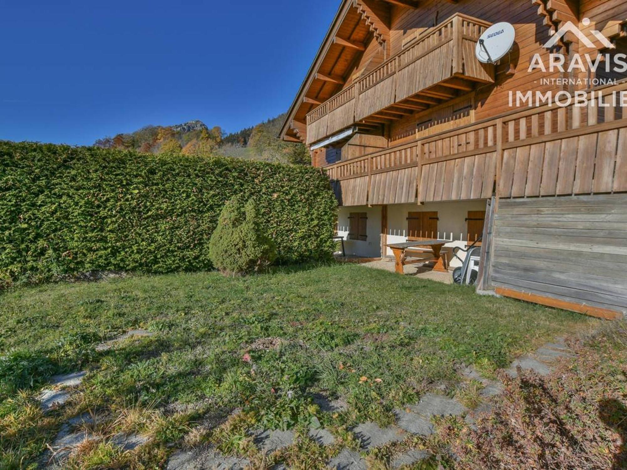 Chalet Cosy, 4 Chambres, 8 Pers, Proche Commerces, Terrasse, Parking, Wifi - Fr-1-391-150 Le Grand-Bornand Luaran gambar